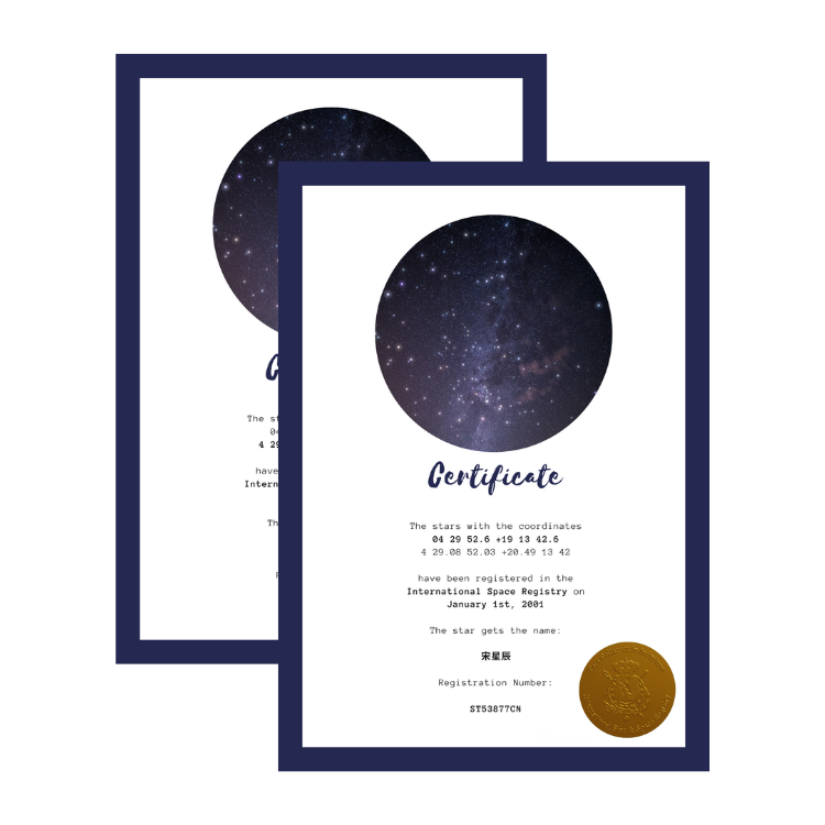 命名一对星星 - 双子星